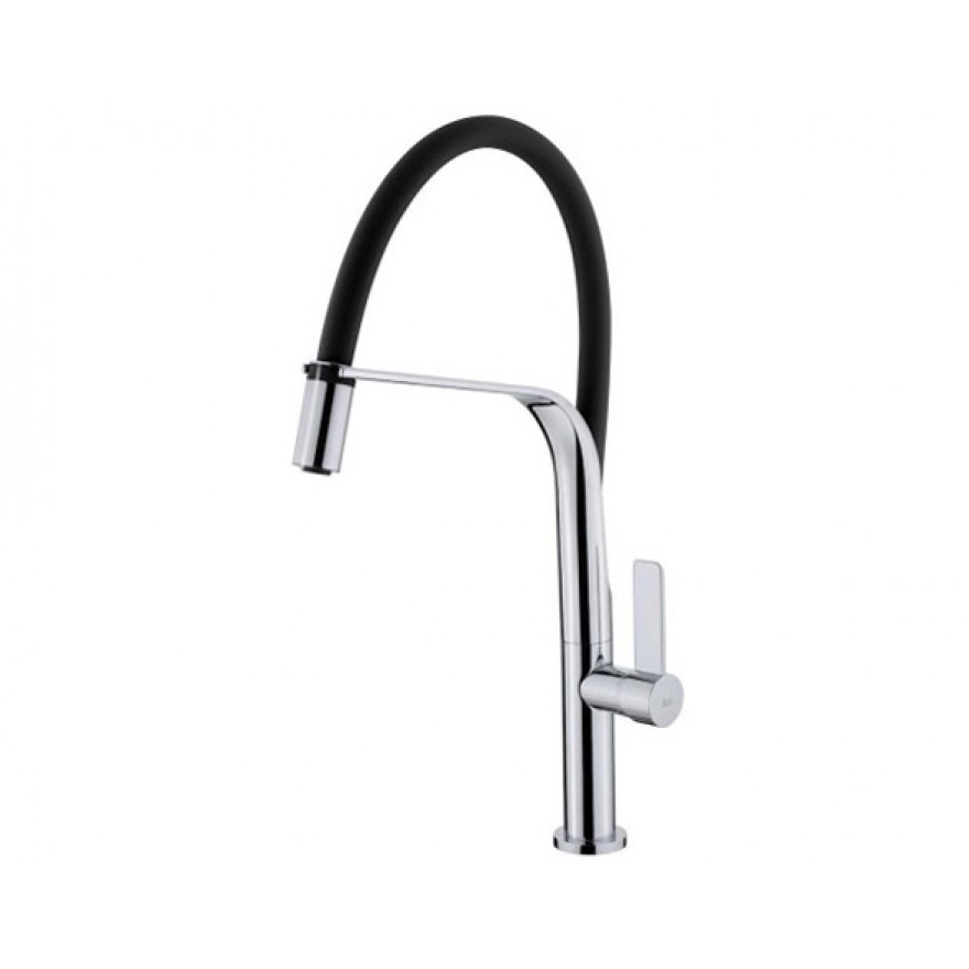 Смеситель кухонный Teka FO 997 (62997020FN) черный/хром