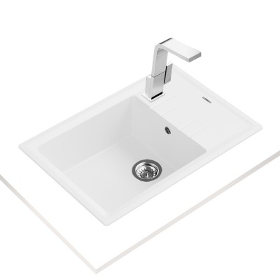 Кухонна мийка Teka STONE 60 S-TG 1B 1D (115330033) білий
