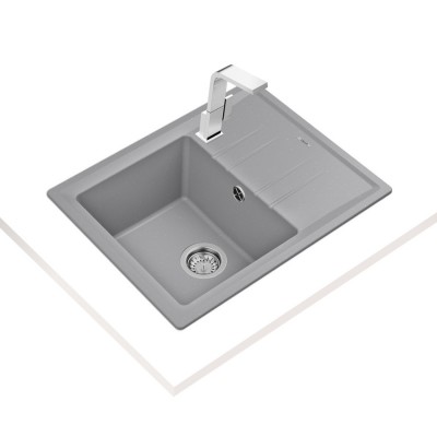 Кухонная мойка Teka STONE 45 S-TG 1B 1D (115330042) серый металлик