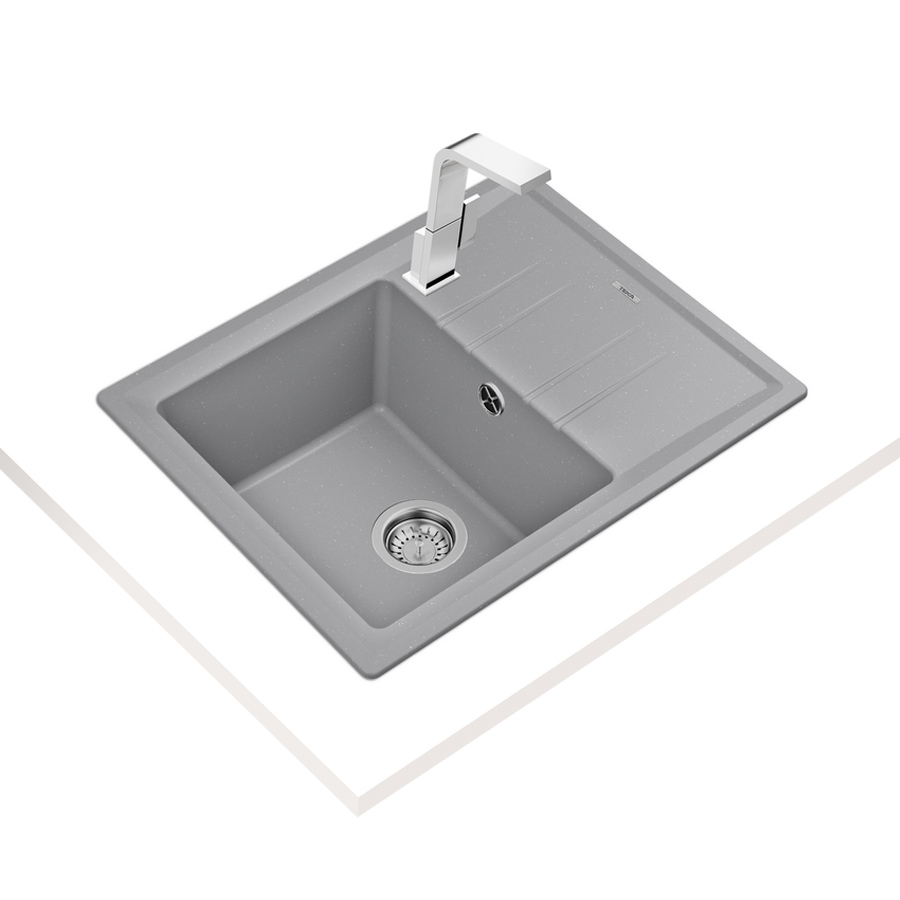 Кухонная мойка Teka STONE 45 S-TG 1B 1D (115330042) серый металлик