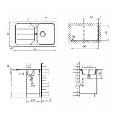 Кухонная мойка Teka SIMPLA 45-B TG (40144515) серый металлик