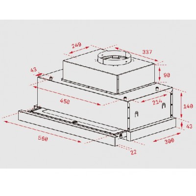Витяжка кухонна Teka CNL 6815 PLUS (40436840) нержавіюча сталь