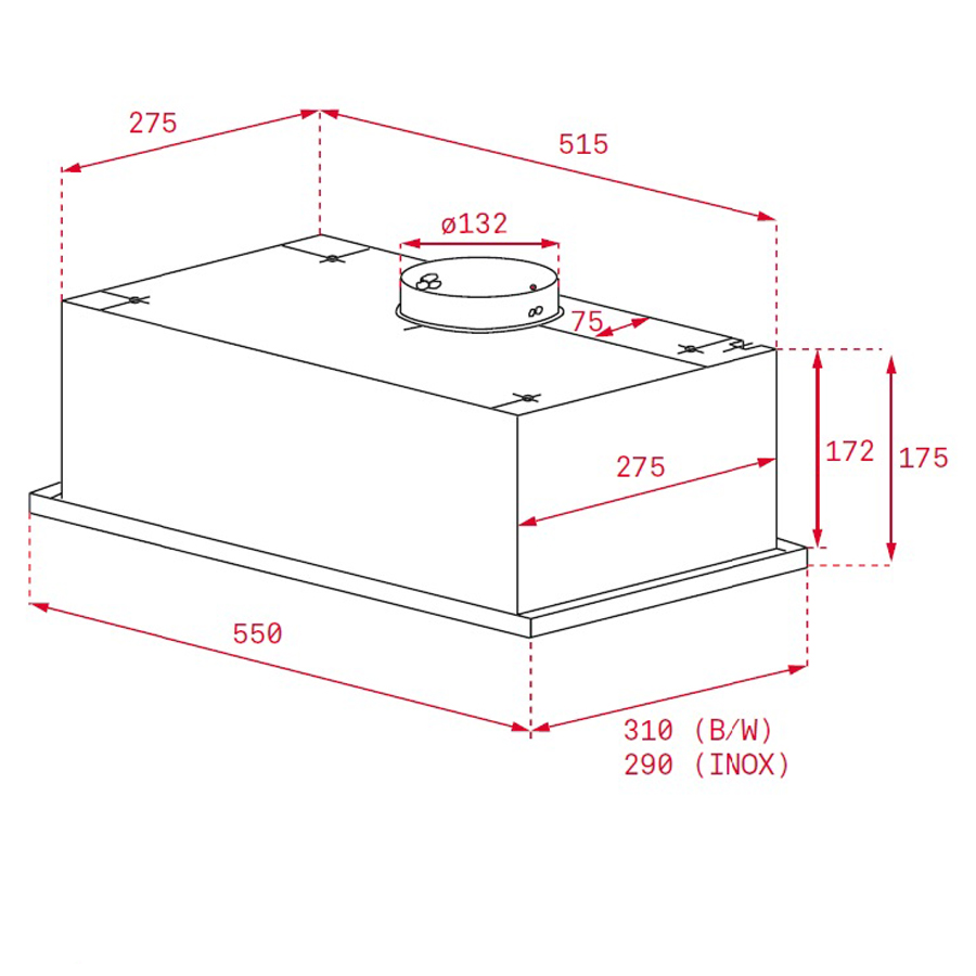 Вытяжка кухонная Teka GFG 2 SS (40446753) нержавеющая сталь