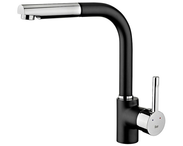 Кухонний змішувач Teka ARK 938 N (Black) (23938120N) чорний / хром